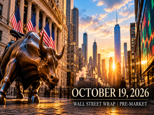 Wall Street Wrap: Pre-Market, October 19, 2026
